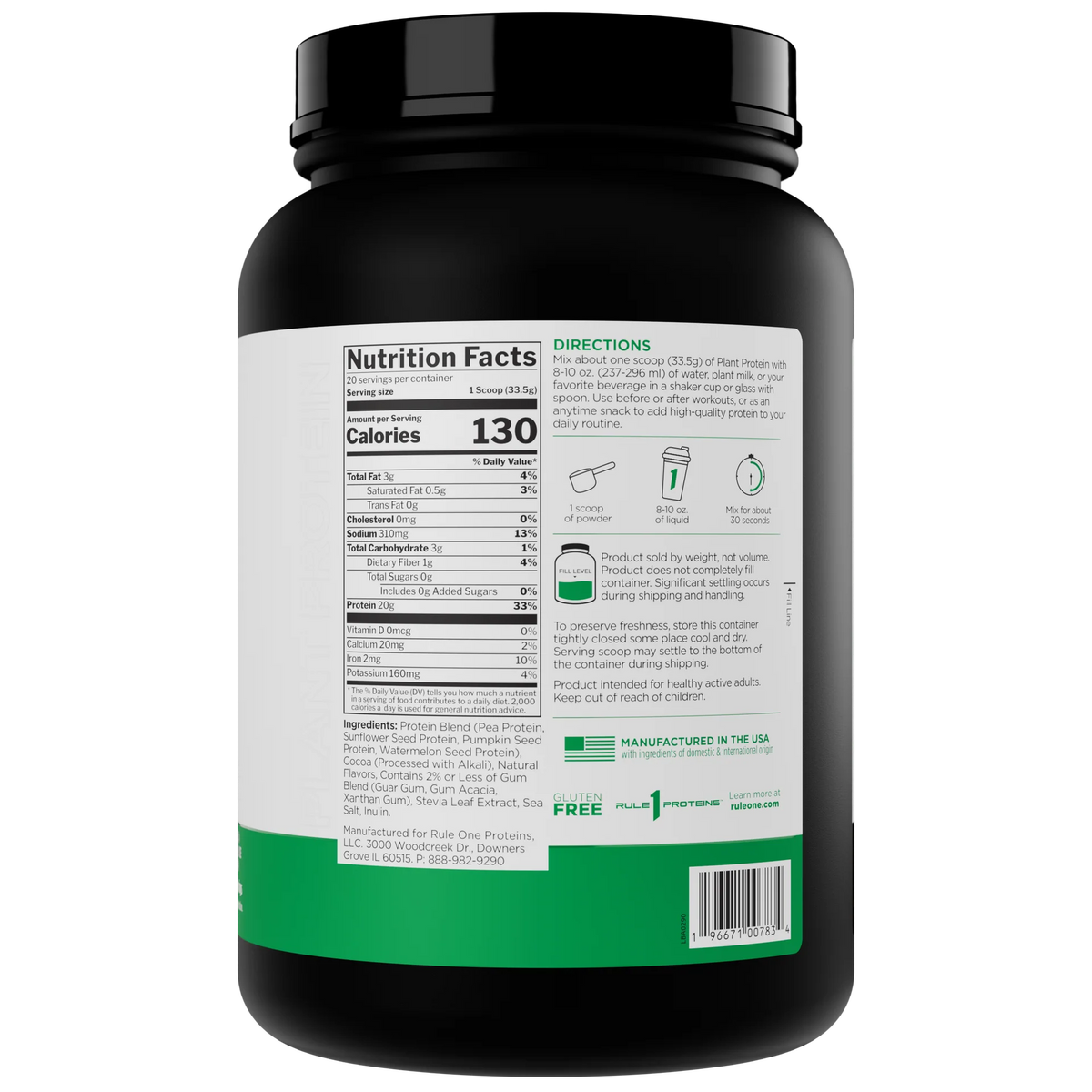 R1 - Plant Protein (20 serves) - PREORDER ONLY